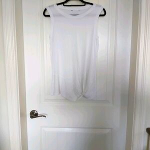 WHITE KNOTTED TANK TOP-NO TAGS/ B2